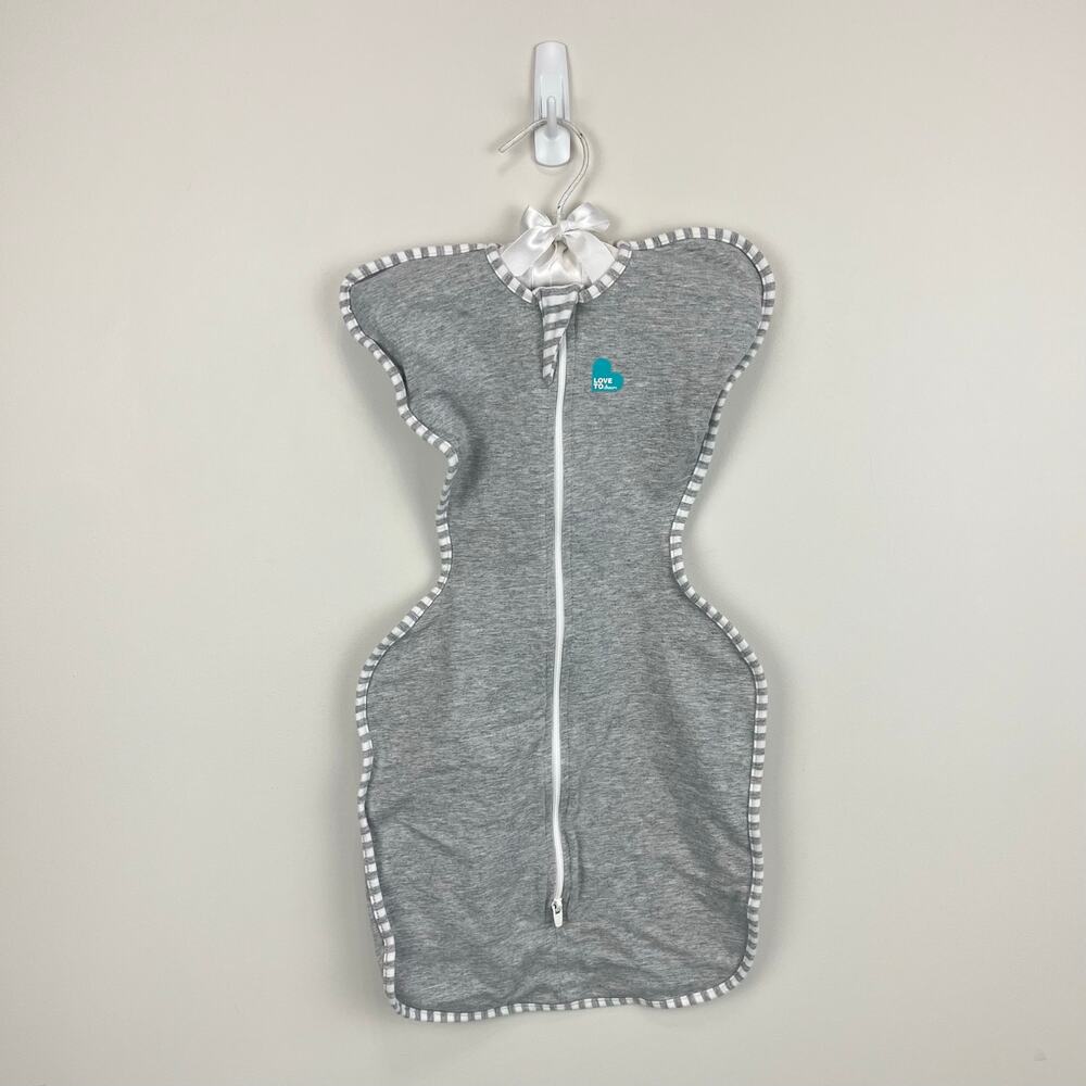Love to Dream Swaddle Up Sleep Sack Cotton 1.0 TOG Two Way Zipper Gray Small